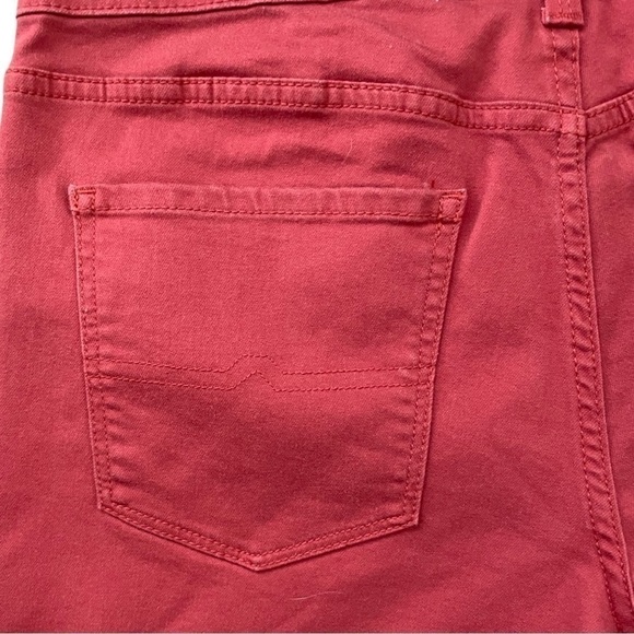 Arizona JEANS Victorian Red Cropped Jeggings Women’s Junior Size 13. Style#93677 - Picture 6 of 16